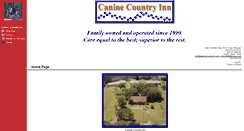 Desktop Screenshot of caninecountryinn.com